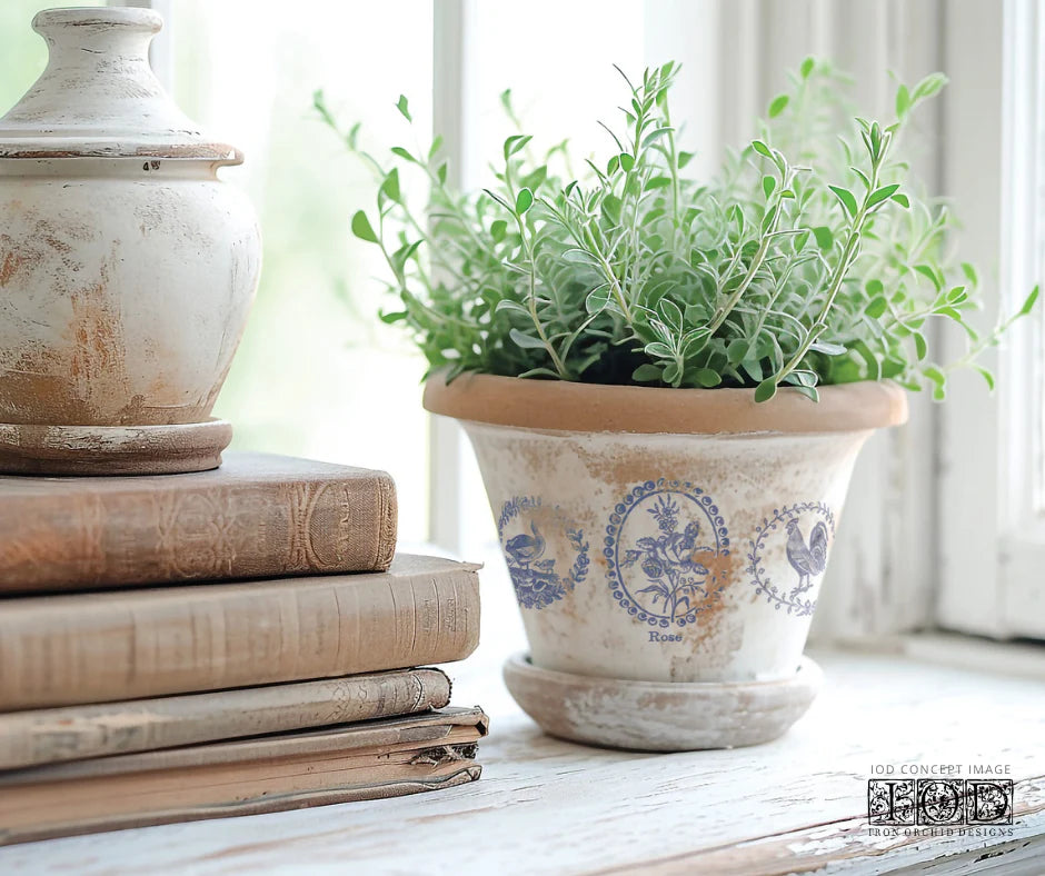 Delft Traditions Azure IOD Paint Inlay 12” x 16” Pad™