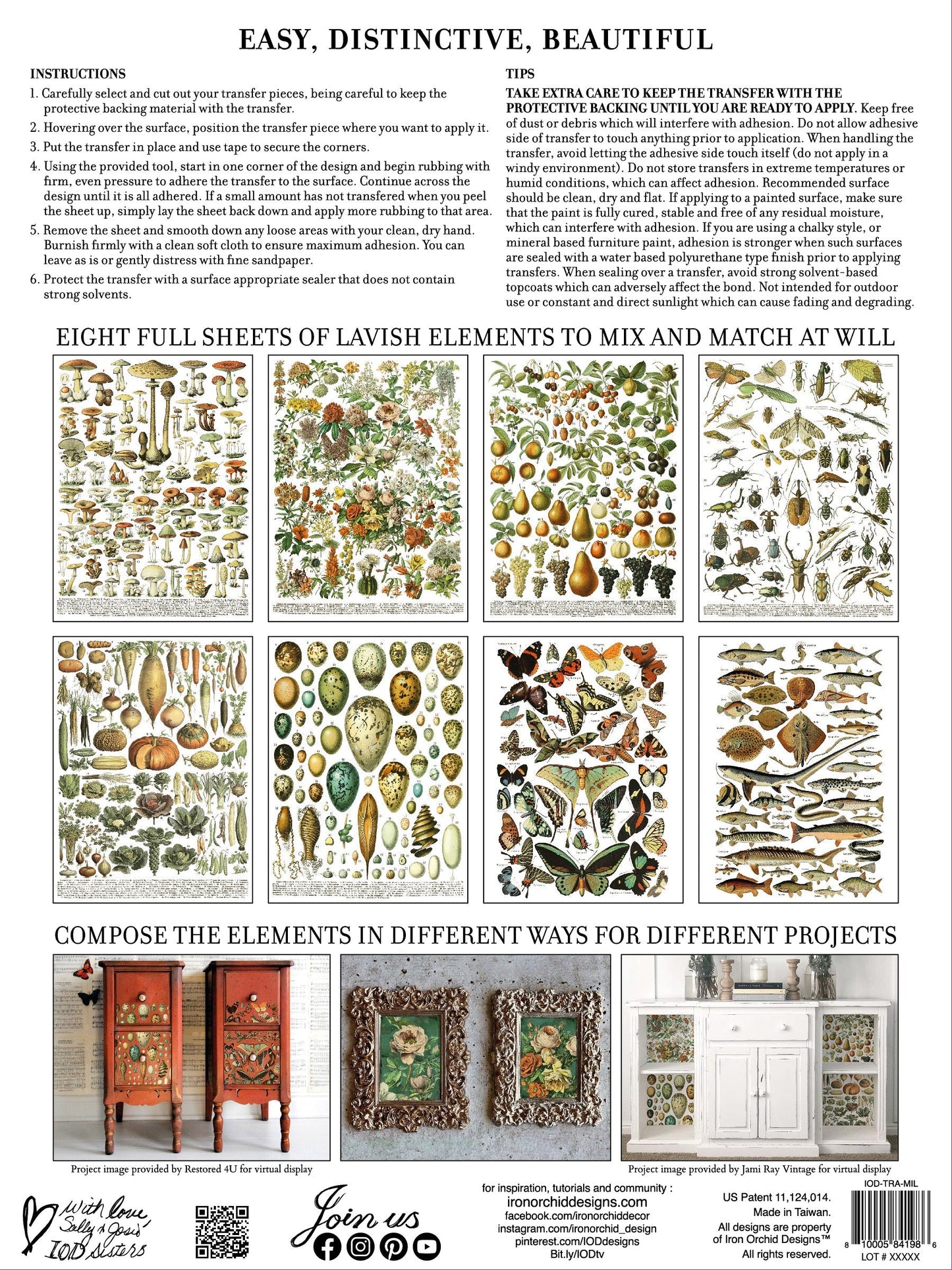 Millot's Pages IOD Transfer 12x16 Pad™