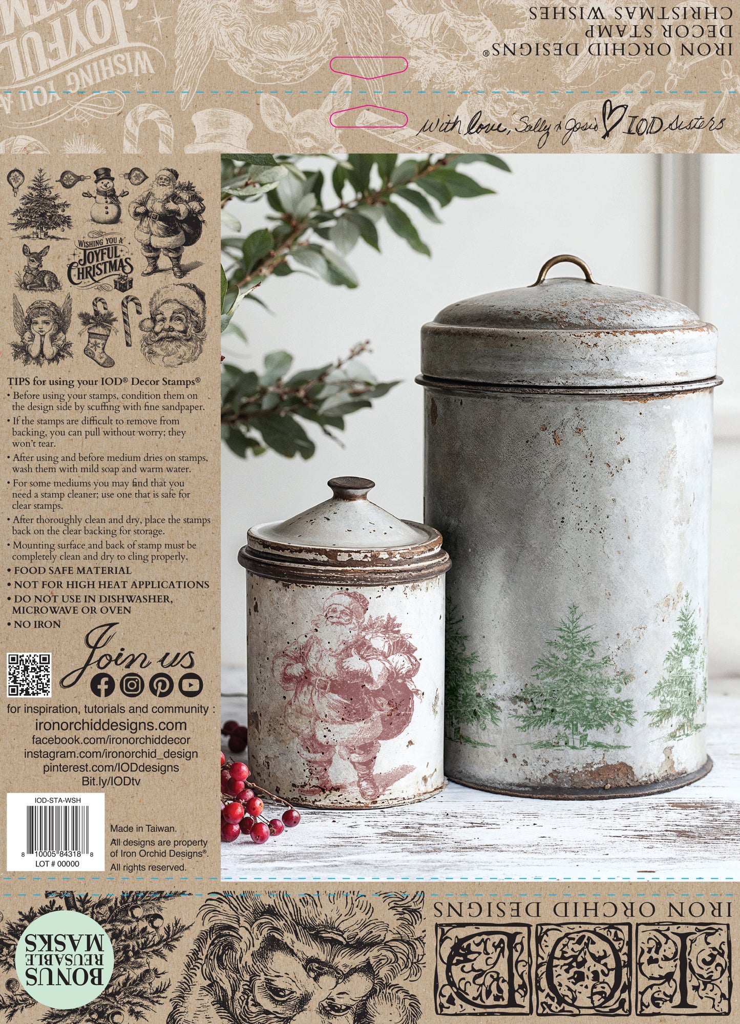 IOD Christmas Wishes Stamp Holiday 2025