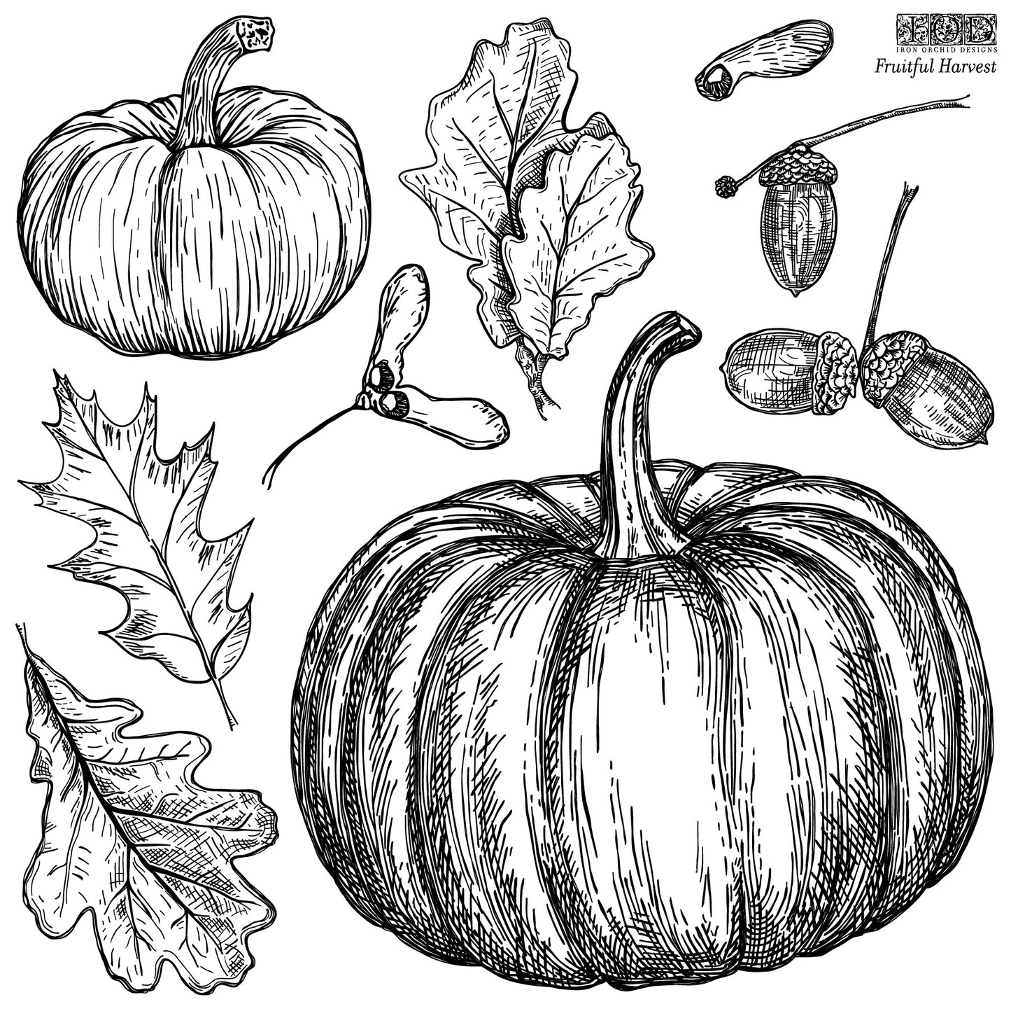 Fruitful Harvest 12x12 IOD Stamp™