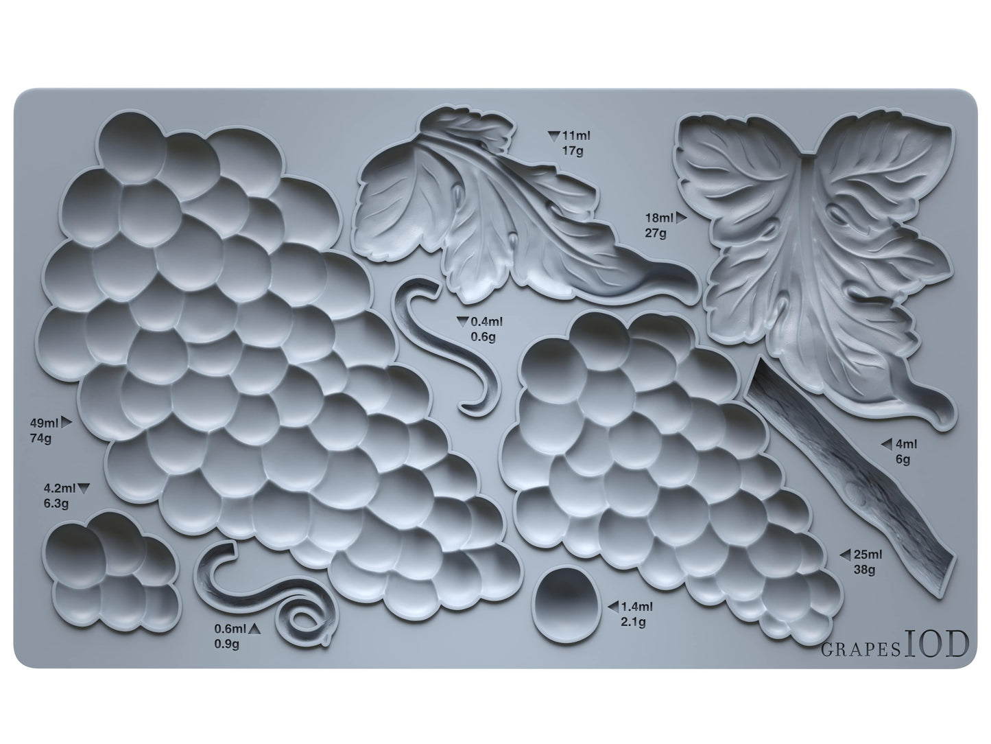 Grapes 6x10 IOD Mould™