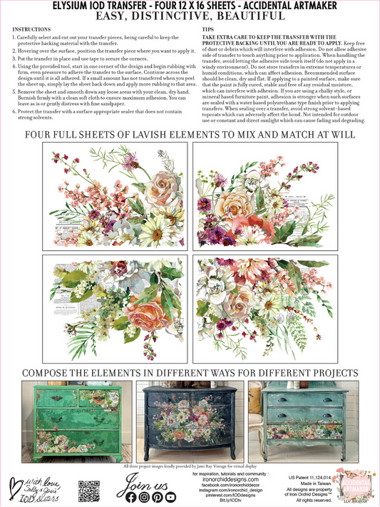 Elysium IOD Transfer 12x16 Pad™