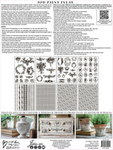 IOD Delft Traditions Noir Paint Inlay 12” x 16” Pad™