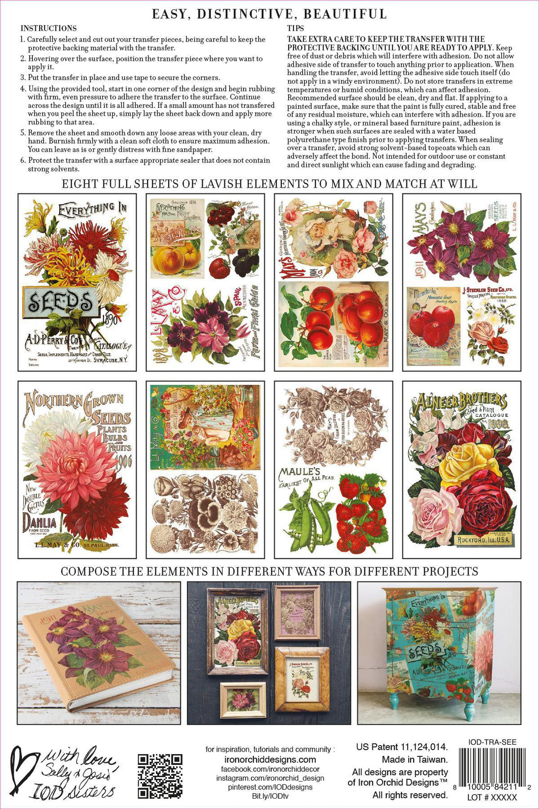 Seed Catalogue Eight 8” x 12” Sheets