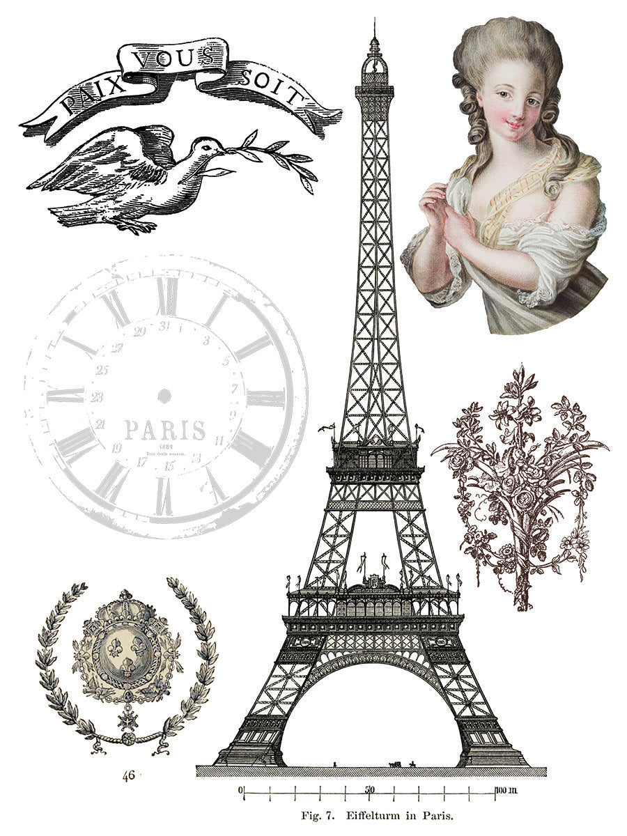 Brocante IOD Transfer 12x16 Pad™
