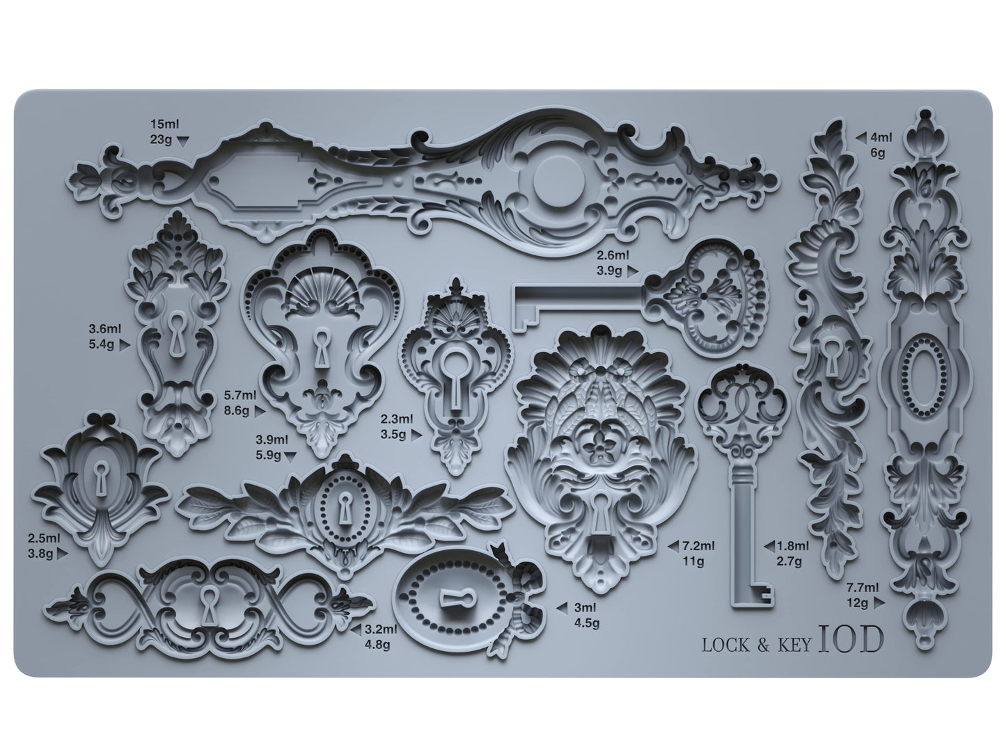 Lock & Key 6x10 Decor Moulds™