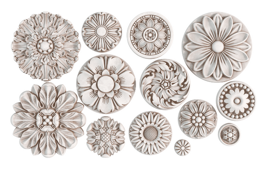 Rosettes 6X10 IOD Moulds™