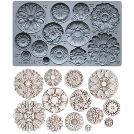 Rosettes 6X10 IOD Moulds™