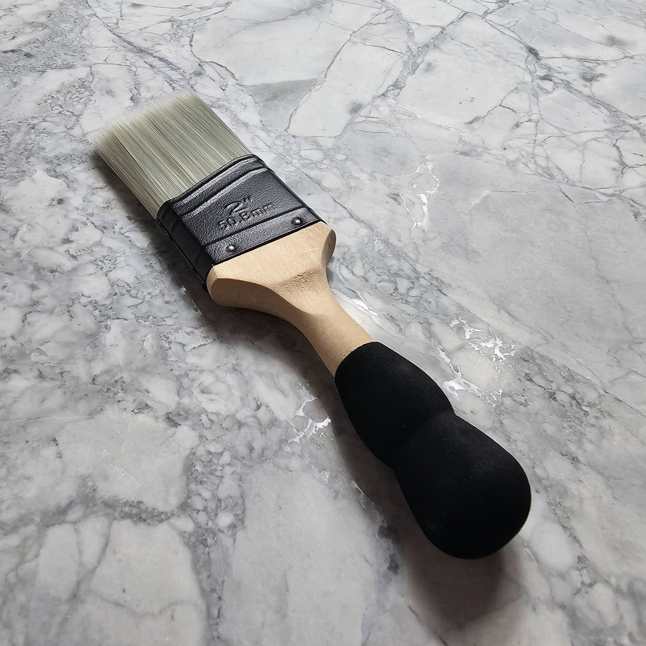 Capital Crafts 2 Inch Gripped Angled Synthetic Paint Brush
