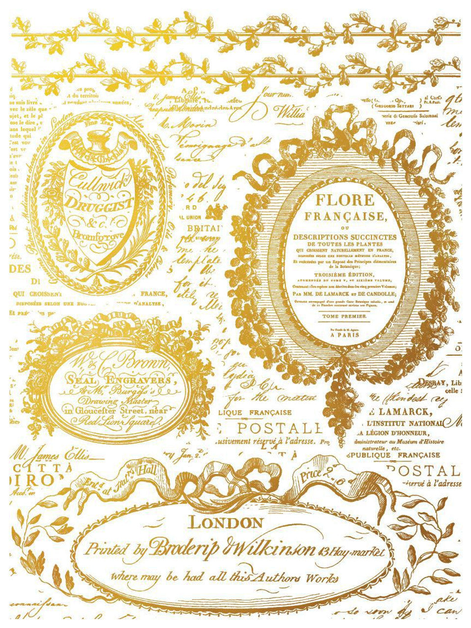 Étiquettes IOD Foil Transfer 12x16 Pad™