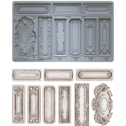 Conservatory Labels 6X10 IOD Mould™