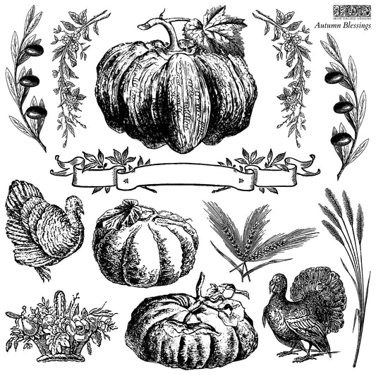 IOD Autumn Blessings Stamp Holiday 2025
