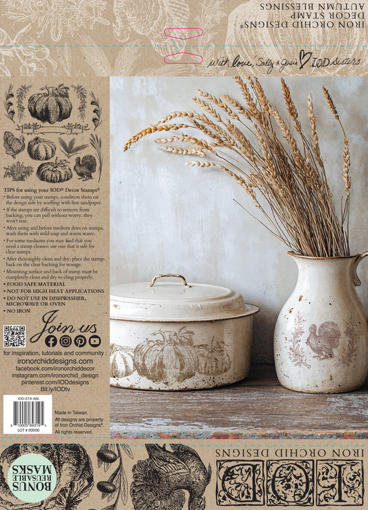 IOD Autumn Blessings Stamp Holiday 2025
