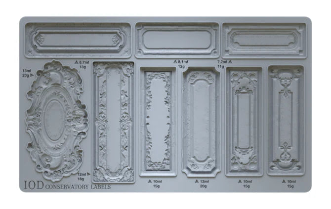 Conservatory Labels 6X10 IOD Mould™