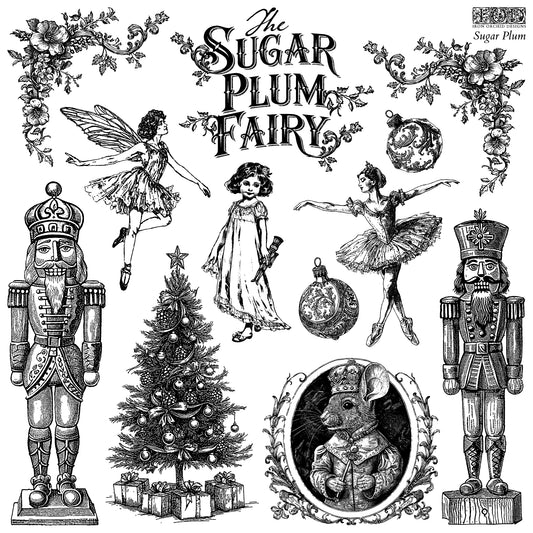 IOD Sugar Plum 12" x 12" Stamp  Holiday 2025