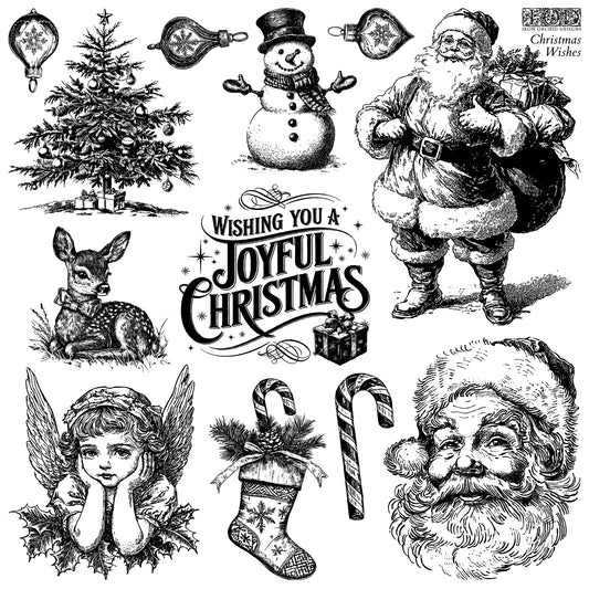 IOD Christmas Wishes Stamp Holiday 2025