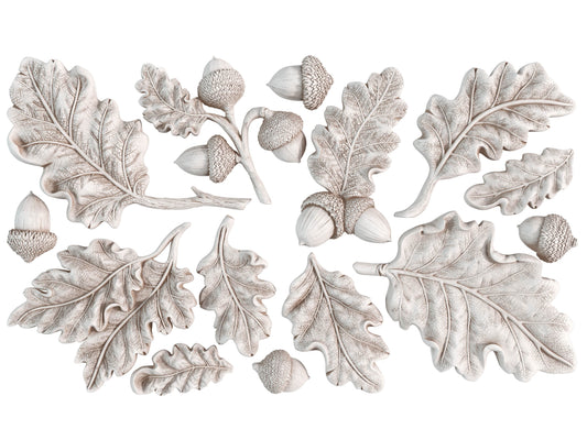 OAK LEAVES & ACORNS 6X10 IOD MOULD