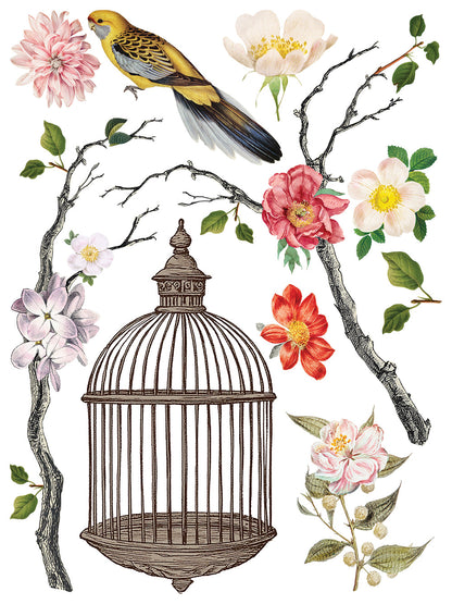 Menagerie IOD 12” x 16” Eight Page Decor Transfer