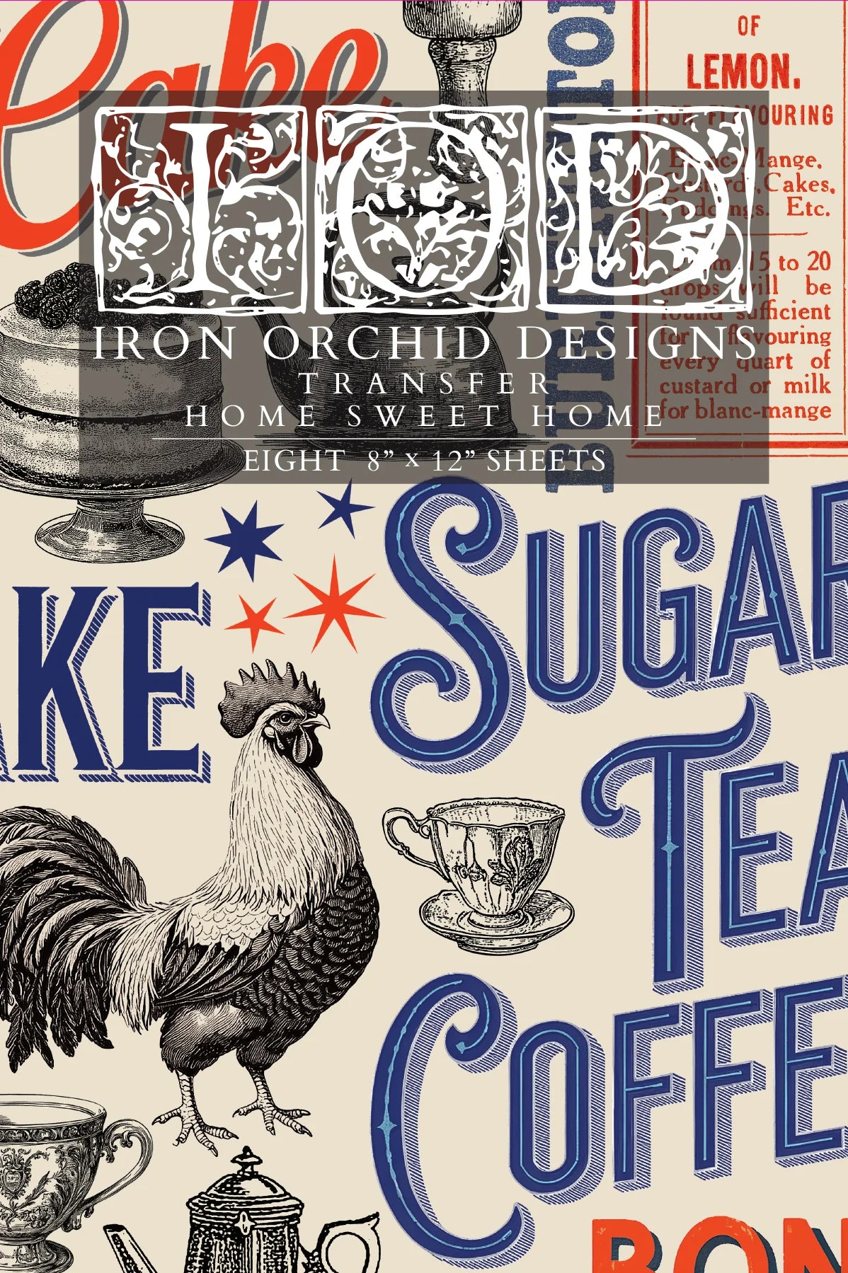 Home Sweet Home 8” x 12” IOD Decor Transfer