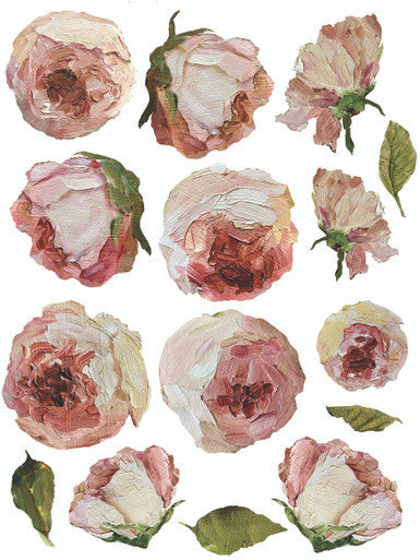 Painterly Florals 12” x 16” IOD Transfer 8 Page Booklet