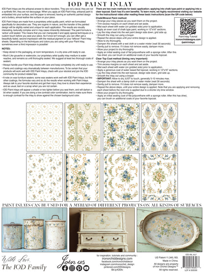 Alfred Peats and Co. IOD Paint Inlay 12x16 Pad
