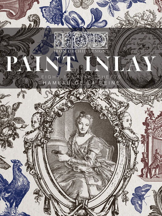 Hameau de la Reine IOD Paint Inlay 12x16 Pad™ Spring Release 2026