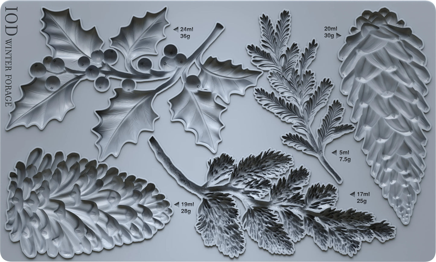 IOD Winter Forage 6 x10 Mould Holiday 2025