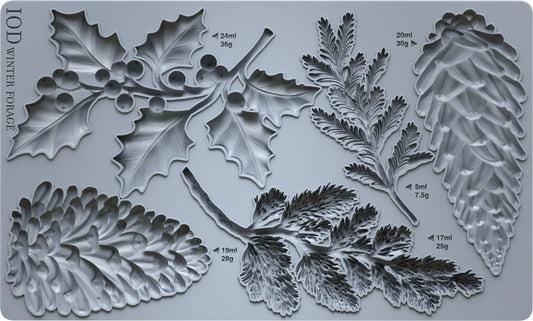 IOD Winter Forage 6 x10 Mould Holiday 2025