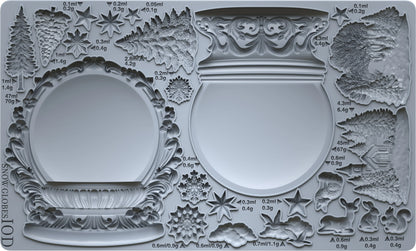 IOD Snow Globe Mould Holiday 2025
