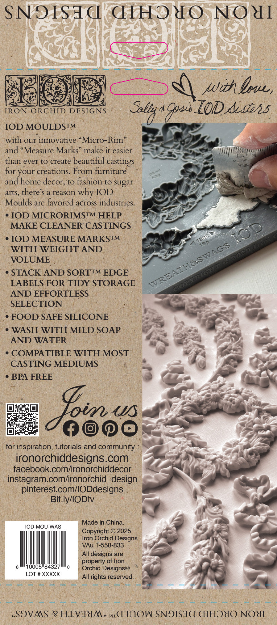 Wreath & Swags 6x10 Mould™ IOD Spring 2026