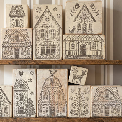 Gingerbread Lane 12x12 IOD Stamp™