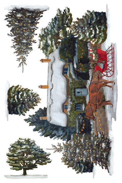 A Cotswold Christmas IOD Transfer 8x12 Pad™