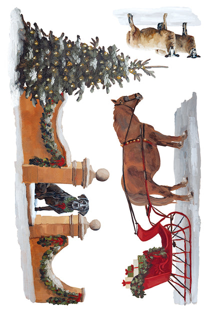 A Cotswold Christmas IOD Transfer 8x12 Pad™