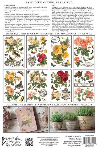 By Any Other Name IOD Transfer 8x12 Pad™  Spring Release 2026