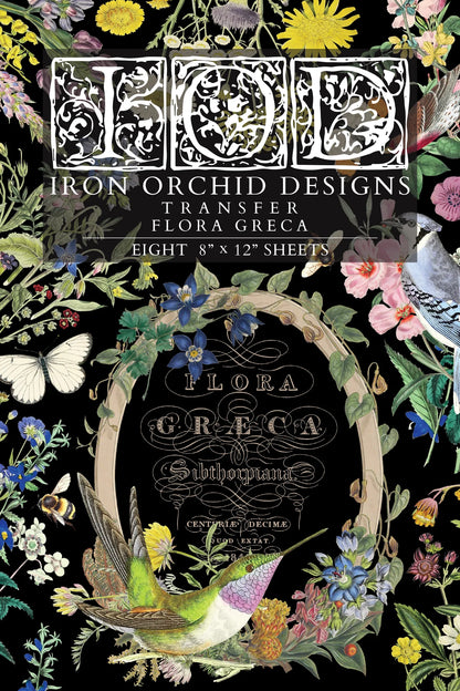Flora Greca IOD Transfer 8x12 Pad™ Spring Release 2026