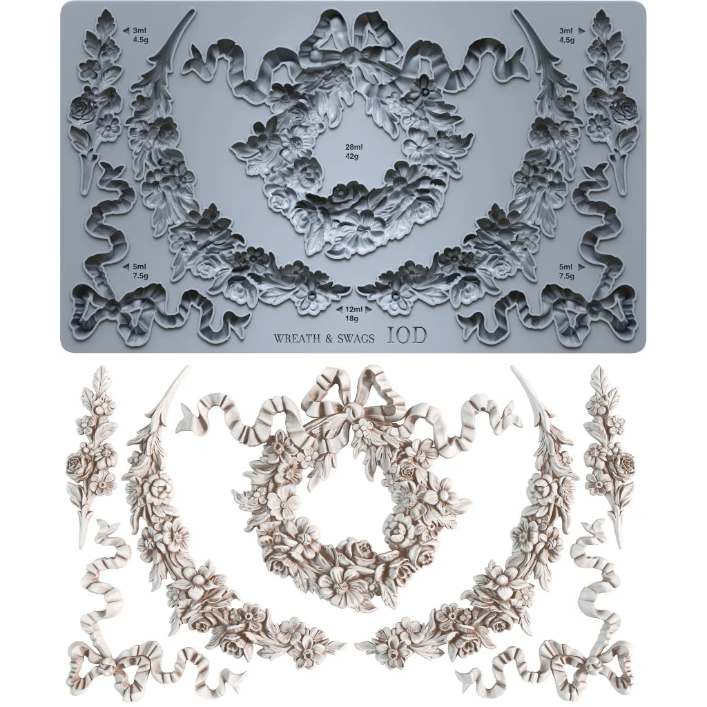 Wreath & Swags 6x10 Mould™ IOD Spring 2026
