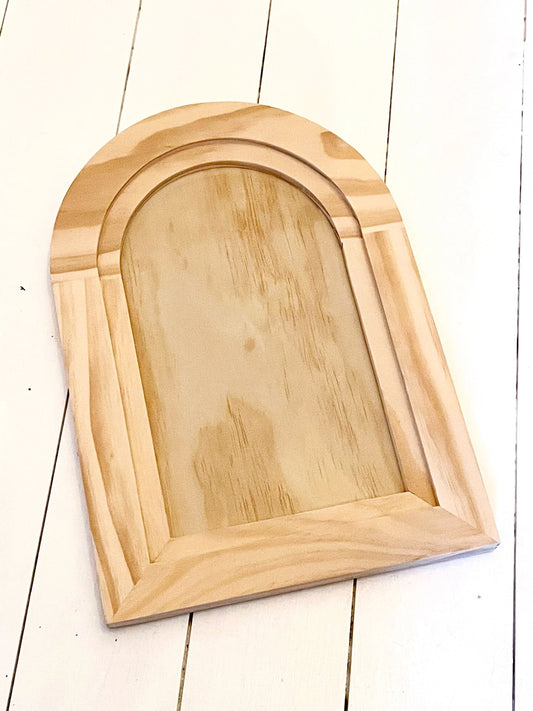 IOD Arched Wood Gallery Board 11" x 16"