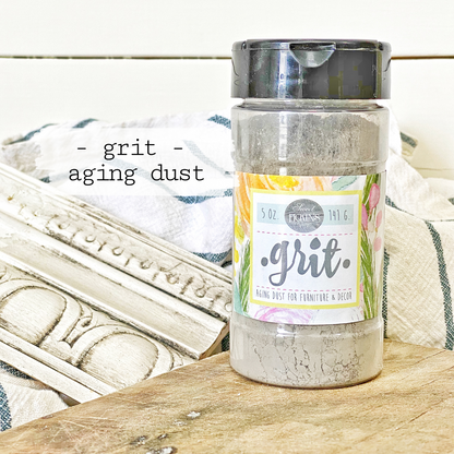 Sweet Pickins Grit Aging Dust for furniture and decor